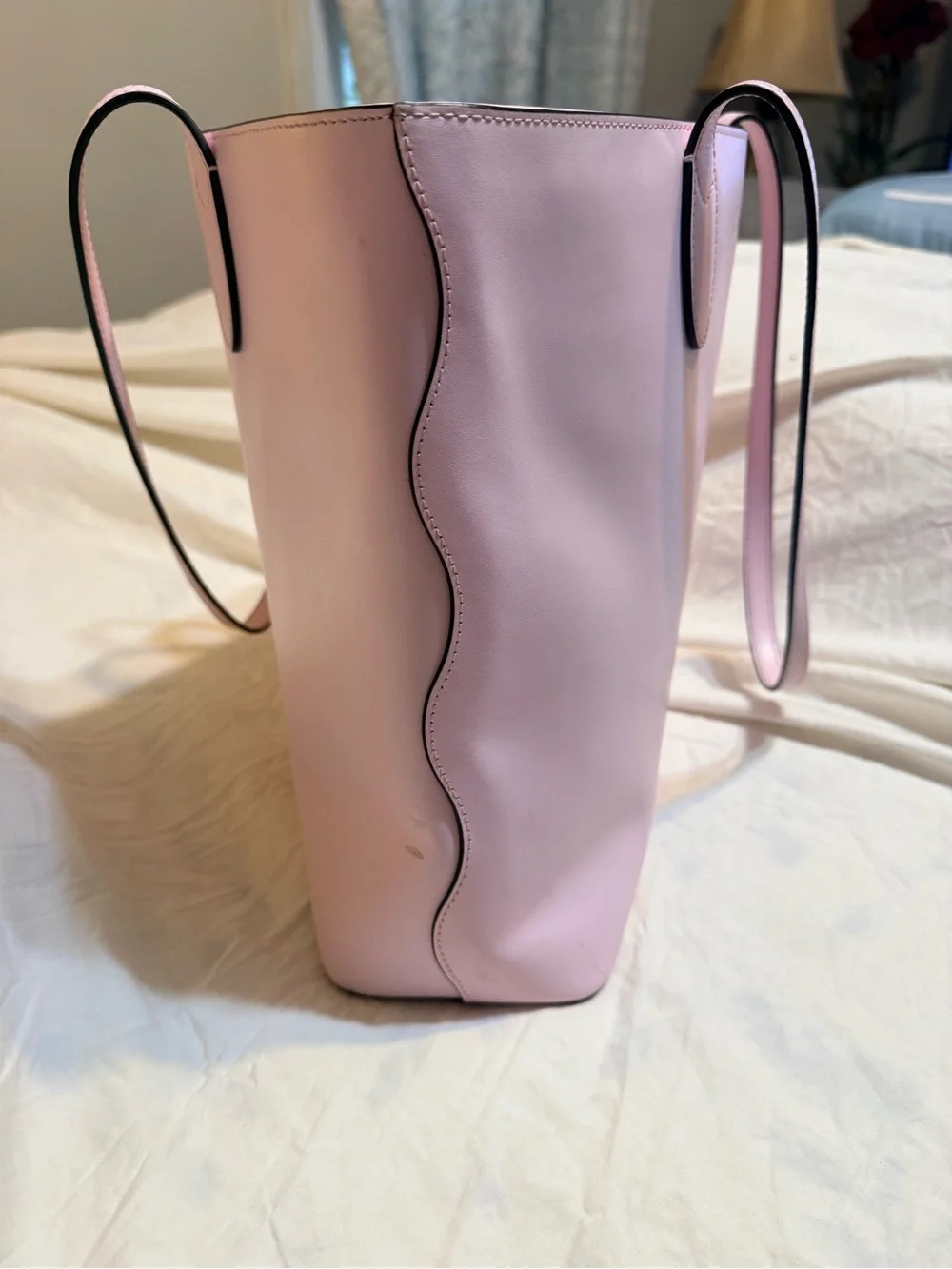 kate spade Lavender and Cream Crossbody with Gold Logo